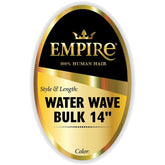 Sensationnel Empire 100% Human Hair Braids Bulk - WATER WAVE BULK 14"